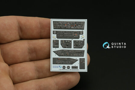 Quinta Studio QDS-48383 - Mi-17 3D-Printed &amp; coloured Interior on decal paper (for Trumpeter kit) - Small Version - 1:48