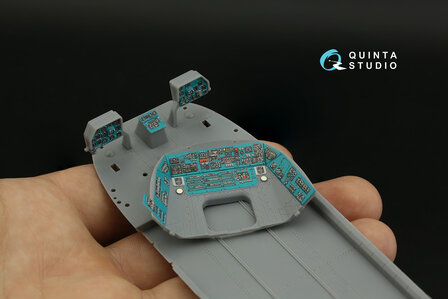 Quinta Studio QDS-48382 - Mi-8MT 3D-Printed &amp; coloured Interior on decal paper (for Trumpeter kit) - Small Version - 1:48