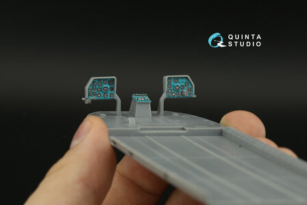 Quinta Studio QDS-48382 - Mi-8MT 3D-Printed &amp; coloured Interior on decal paper (for Trumpeter kit) - Small Version - 1:48