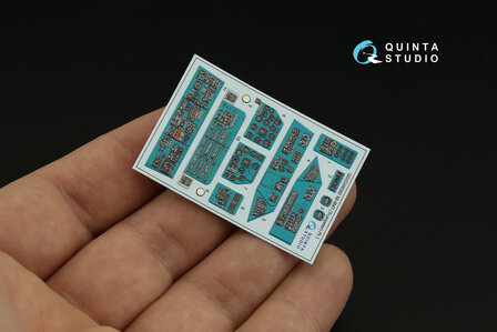 Quinta Studio QDS-48382 - Mi-8MT 3D-Printed &amp; coloured Interior on decal paper (for Trumpeter kit) - Small Version - 1:48