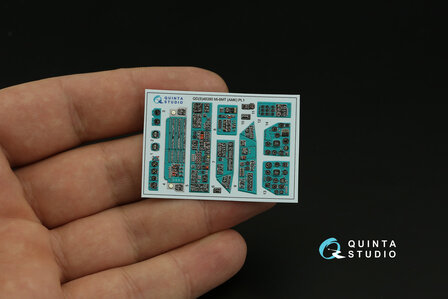 Quinta Studio QDS-48380 - Mi-8MT 3D-Printed &amp; coloured Interior on decal paper (for AMK kit) - Small Version - 1:48