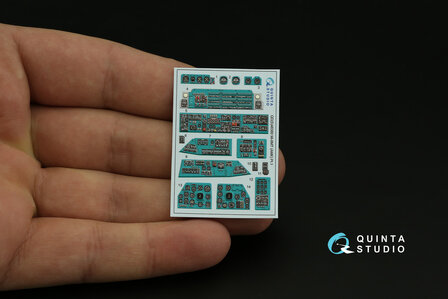 Quinta Studio QDS-48380 - Mi-8MT 3D-Printed &amp; coloured Interior on decal paper (for AMK kit) - Small Version - 1:48