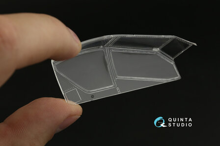 Quinta Studio QDS-48362 - AH-64D 3D-Printed &amp; coloured Interior on decal paper (for Hasegawa kit) - Small Version - 1:48