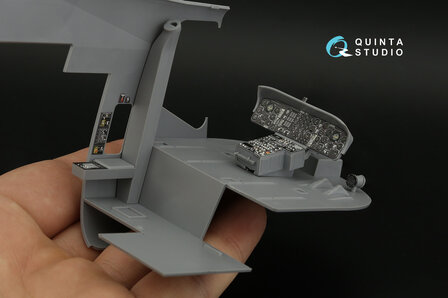 Quinta Studio QDS-35100 - CH-54A 3D-Printed &amp; coloured Interior on decal paper (for ICM kit) - Small Version - 1:35