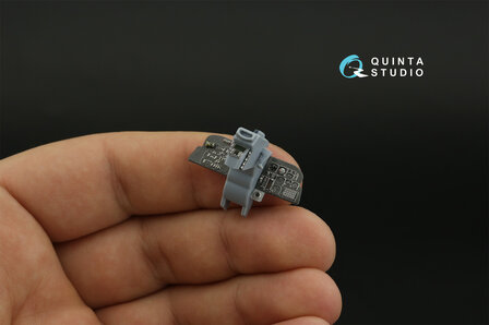 Quinta Studio QDS-35090 - AH-64A 3D-Printed &amp; coloured Interior on decal paper (for Academy kit) - Small Version - 1:35