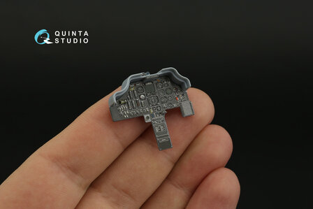 Quinta Studio QDS-35090 - AH-64A 3D-Printed &amp; coloured Interior on decal paper (for Academy kit) - Small Version - 1:35