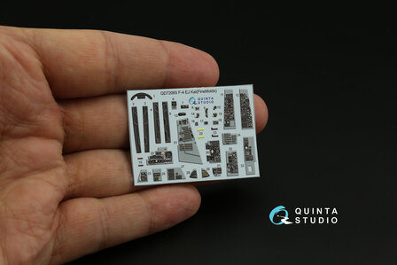 Quinta Studio QD72065 - F-4EJ KAI 3D-Printed &amp; coloured Interior on decal paper (for FineMolds kit) - 1:72