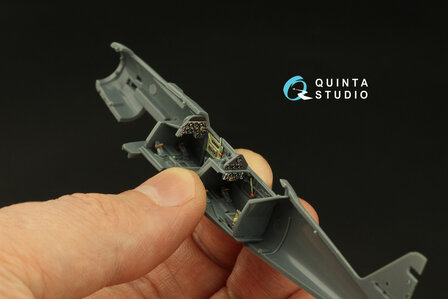 Quinta Studio QD72064 - Avia CS-199 3D-Printed &amp; coloured Interior on decal paper (for Eduard kit) - 1:72