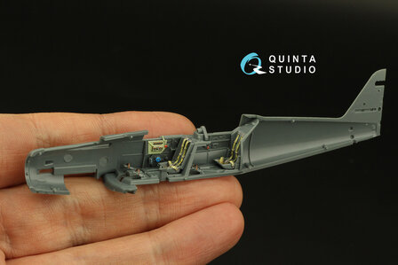 Quinta Studio QD72064 - Avia CS-199 3D-Printed &amp; coloured Interior on decal paper (for Eduard kit) - 1:72