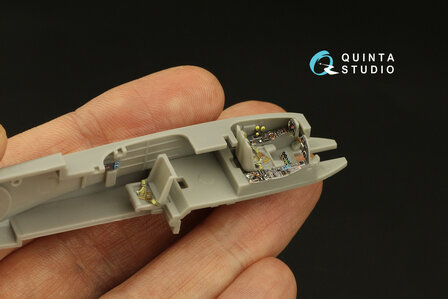 Quinta Studio QD72062 - Me 410 3D-Printed &amp; coloured Interior on decal paper (for Fine Molds kit) - 1:72