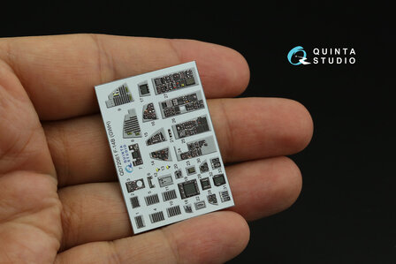 Quinta Studio QD72061 - F-14B 3D-Printed &amp; coloured Interior on decal paper (for GWH kit) - 1:72