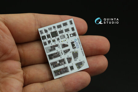 Quinta Studio QD72061 - F-14B 3D-Printed &amp; coloured Interior on decal paper (for GWH kit) - 1:72