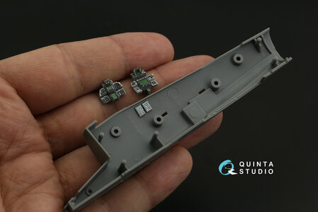 Quinta Studio QD72061 - F-14B 3D-Printed &amp; coloured Interior on decal paper (for GWH kit) - 1:72