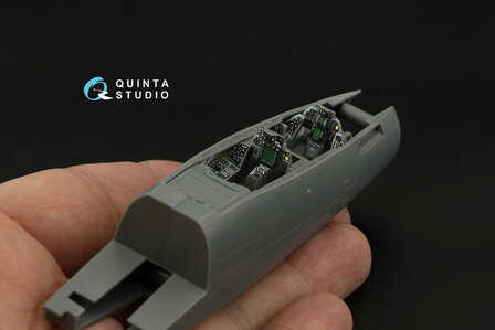 Quinta Studio QD72061 - F-14B 3D-Printed &amp; coloured Interior on decal paper (for GWH kit) - 1:72