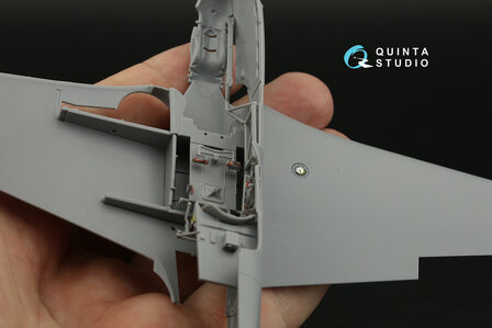 Quinta Studio QD48398 -  Yak-9T  3D-Printed &amp; coloured Interior on decal paper (for Zvezda kit) - 1:48