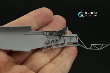 Quinta Studio QD48398 -  Yak-9T  3D-Printed &amp; coloured Interior on decal paper (for Zvezda kit) - 1:48