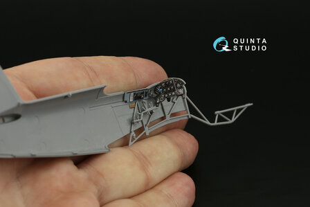 Quinta Studio QD48398 -  Yak-9T  3D-Printed &amp; coloured Interior on decal paper (for Zvezda kit) - 1:48