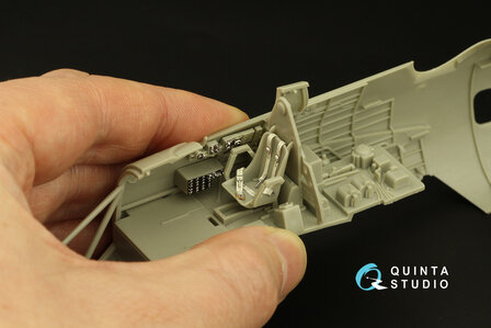 Quinta Studio QD48359 - TBF-1 Avenger 3D-Printed &amp; coloured Interior on decal paper (for Academy kit) - 1:48