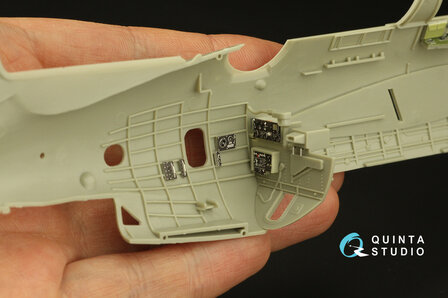 Quinta Studio QD48359 - TBF-1 Avenger 3D-Printed &amp; coloured Interior on decal paper (for Academy kit) - 1:48