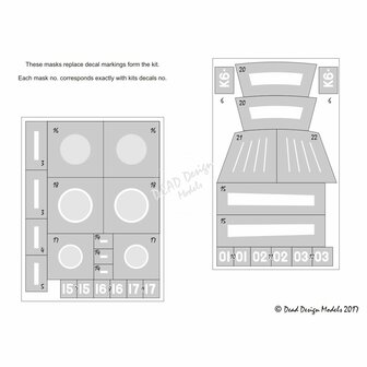 Dead Design Models VM72002 - M6A1 Seiran Markings (For Tamiya kit) - 1:72