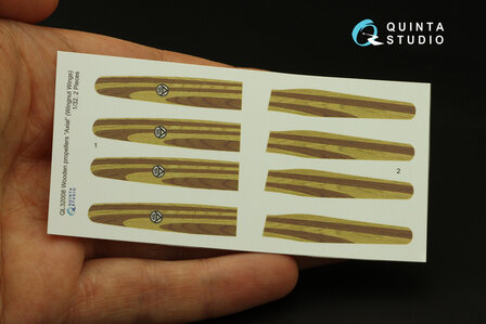 Quinta Studio QL32008 - Wooden Propellers Axial (Wingnut Wings) - 1:32