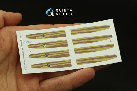 Quinta Studio QL32007 - Wooden Propellers Axial (Roden) - 1:32