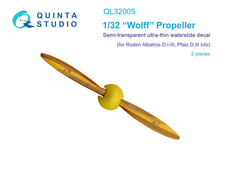 Quinta Studio QL32005 - Wooden Propellers Wolff (Roden) - 1:32