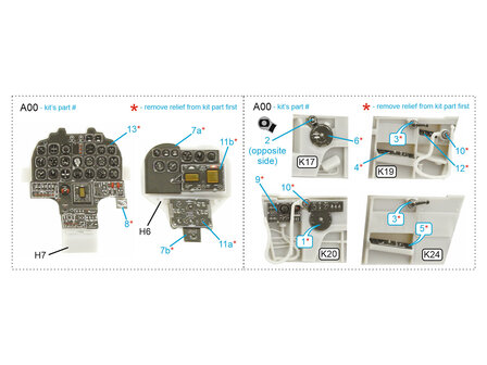 Quinta Studio QDS-48364 - F-82G Twin Mustang 3D-Printed &amp; coloured Interior on decal paper (for Modelsvit kit) - Small Version - 1:48