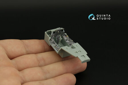 Quinta Studio QDS-48323 - A-10C 3D-Printed &amp; coloured Interior on decal paper (for Academy kit) - Small Version - 1:48