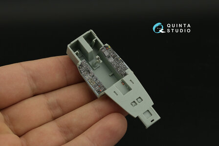 Quinta Studio QDS-48323 - A-10C 3D-Printed &amp; coloured Interior on decal paper (for Academy kit) - Small Version - 1:48