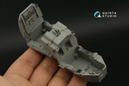 Quinta Studio QDS-35104 - AH-64DI Saraf 3D-Printed &amp; coloured Interior on decal paper (for Takom) - Small Version - 1:35