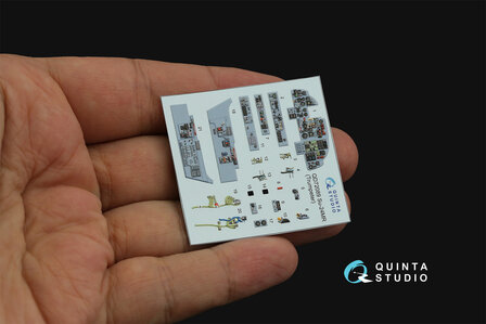 Quinta Studio QD72089 - Su-24MR 3D-Printed &amp; coloured Interior on decal paper (for Trumpeter) - 1:72