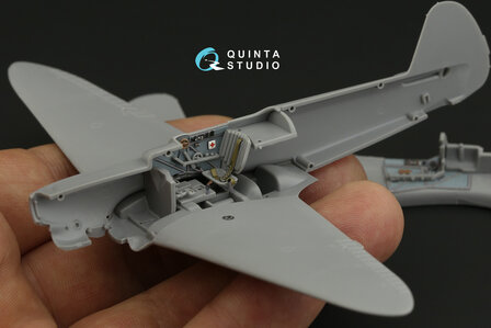 Quinta Studio QD72084 - Yak-1B 3D-Printed &amp; coloured Interior on decal paper (for Arma Hobby) - 1:72