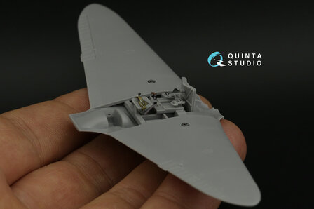 Quinta Studio QD72084 - Yak-1B 3D-Printed &amp; coloured Interior on decal paper (for Arma Hobby) - 1:72