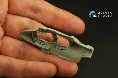 Quinta Studio QD72083 - Me 163 3D-Printed &amp; coloured Interior on decal paper (for Academy) - 1:72