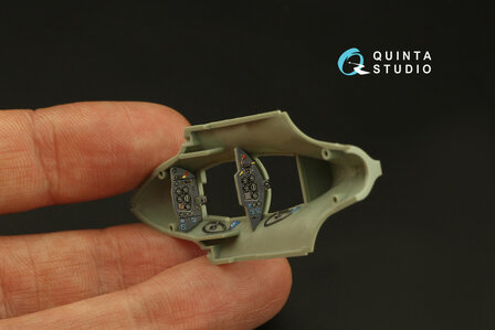 Quinta Studio QD72083 - Me 163 3D-Printed &amp; coloured Interior on decal paper (for Academy) - 1:72