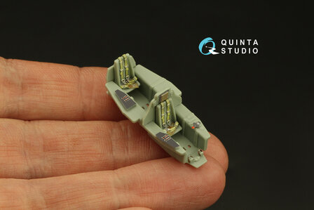 Quinta Studio QD72083 - Me 163 3D-Printed &amp; coloured Interior on decal paper (for Academy) - 1:72