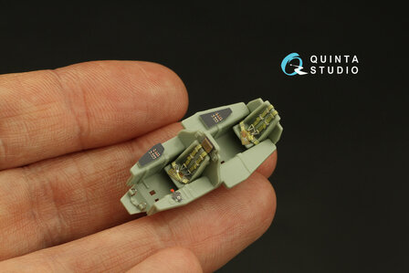 Quinta Studio QD72083 - Me 163 3D-Printed &amp; coloured Interior on decal paper (for Academy) - 1:72