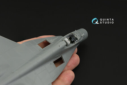 Quinta Studio QD72071 - MiG-29 9-12 3D-Printed &amp; coloured Interior on decal paper (for GWH) - 1:72