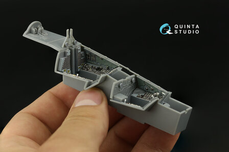 Quinta Studio QD48396 - F-14B 3D-Printed &amp; coloured Interior on decal paper (for Hobby Boss kit) - 1:48