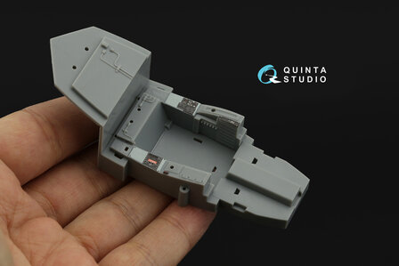 Quinta Studio QD32174 - F-35A/C 3D-Printed &amp; coloured Interior on decal paper (for Trumpeter) - 1:32