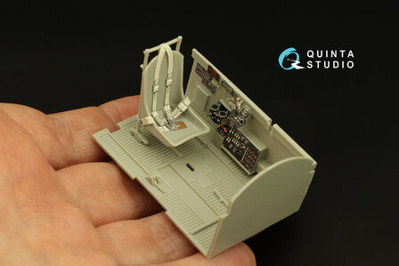 Quinta Studio QD32136 - P-47D Razorback 3D-Printed &amp; coloured Interior on decal paper (for Trumpeter) - 1:32