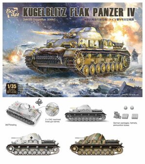 Border Model Bt-039 Kugelblitz Flak Panzer IV