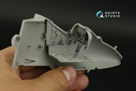 Quinta Studio QDS-32194 - AV-8B Harrier II late 3D-Printed &amp; coloured Interior on decal paper (for Trumpeter) - Small Version - 1:32