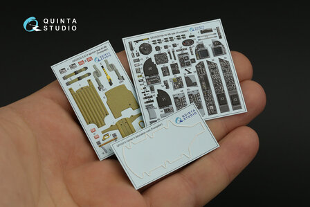 Quinta Studio QD32194 - AV-8B Harrier II late 3D-Printed &amp; coloured Interior on decal paper (for Trumpeter) - 1:32