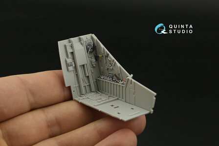 Quinta Studio QDS-32193 - AV-8B Harrier II early 3D-Printed &amp; coloured Interior on decal paper (for Trumpeter) - Small Version - 1:32