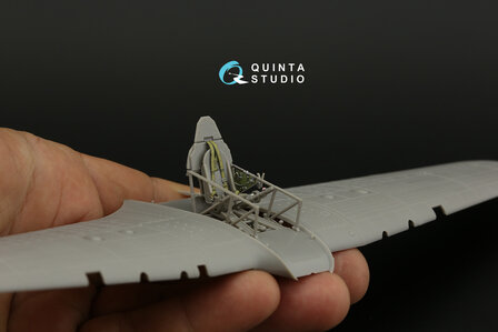 Quinta Studio QD48410 - Hurricane family 3D-Printed &amp; coloured Interior on decal paper (for Arma Hobby) - 1:48