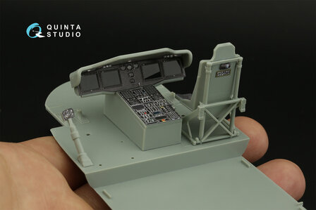 Quinta Studio QD35109 - MH-60S 3D-Printed &amp; coloured Interior on decal paper (for Academy kit) - 1:35