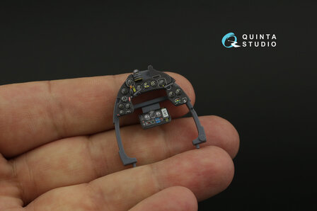 Quinta Studio QD32201 - Macchi MC.202 Folgore Early 3D-Printed &amp; coloured Interior on decal paper (for Italeri kit) - 1:32