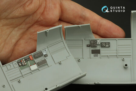 Quinta Studio QD32199 - B-25H Mitchell 3D-Printed &amp; coloured Interior on decal paper (for HK models kit) - 1:32